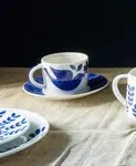 Набор Sandefjord из 4 блюдец 6-1/2" Noritake, blue - фото 2