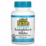 Acidophilus & Bifidus Natural Factors, 90 капсул - фото 2