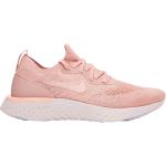 Кроссовки Nike Wmns Epic React Flyknit, розовый/белый - фото