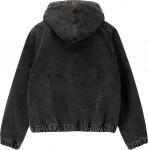 Куртка Stussy Double Dye Work Jacket 'Black', черный - фото 3