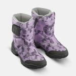 Сапоги Quechua SH100 X-Warm Waterproof, черный/фиолетовый - фото 3