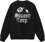 Толстовка Stussy 8 Ball Corp. Crew 'Black', черный - фото 3