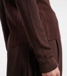 Свитер-поло из ребристой ткани Joseph, Ebony - фото 5