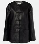 Кожаная куртка Róhe, черный - фото