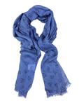 Шарф collezione alessandro, синий - фото