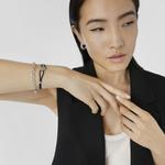 Браслет Tous Sweet Dolls Elastic Heart, серебро/черный - фото 5