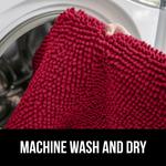 Коврик для ванной Gorilla Grip, 112х66 см, красный - фото 5