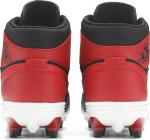 Кроссовки Jordan 1 Mid TD Cleat Bred, красный - фото 6
