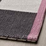 Ковер Ikea Klassrum, 133x195 см, белый/черный - фото 2