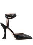Stuart Weitzman туфли Glam XCurve 100, черный - фото