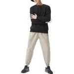 Толстовка New Balance Solid Color Round Neck Sports Pullover Black, черный - фото 3