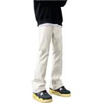 Джинсы унисекс универсальные шаблоны, черные (базовый расклешенный фасон) - фото 2