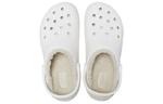 Тапочки classic platform lined clogs 'white' Crocs, белый - фото 4