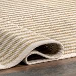 Ковер nuLOOM, 122 x 183 см, Margie Striped Grass, Ivory - фото 5