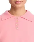 Шерстяная рубашка-поло Jesse Leset, розовый - фото 4