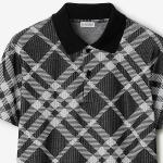 Рубашка поло мужская черная Burberry, черный - фото 7