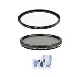 Hoya 52mm HD3 UV Filter With Hoya 52mm Variable ND Filter (0.45 to 2.7 (1.5 to 9 - фото