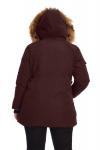 Парка Alpine North Vegan Down Faux Fur Plus Size, бордовый - фото 4