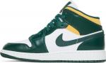 Кроссовки Air Jordan 1 Mid GS Sonics, белый - фото 3