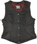 Жилет Modeka Diona женский мотоциклетный, черный - фото