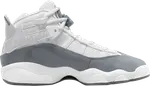 Кроссовки Jordan 6 Rings GS White Cool Grey, белый - фото