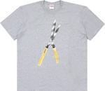 Футболка Supreme Shears Tee 'Heather Grey', серый - фото 2