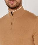 Свитер шерстяной Boss Emarlo, бежевый - фото 4