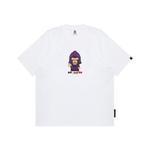 Футболка с принтом от A Bathing APE Aape, белый - фото
