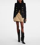 Кожаные сапоги Twist 95 до колена Balmain, Opa Noir - фото 3