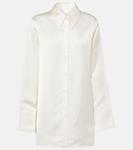 Атласная рубашка Jil Sander, Latte - фото