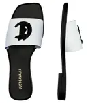 Кожаные тапочки Just Cavalli, белый - фото 4