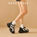 Кроссовки Beau Today Chunky Sneakers Women's Low-top Black, черный/белый - фото 8