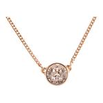 Givenchy Кристальное ожерелье унисекс rose gold - фото 3