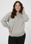Джемпер Kaffe Curve KCREGITTA KNIT PULLOVER, Grey Silver Metallic/Light Grey - фото