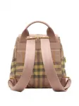Стеганая мини-сумка Horseshoe в клетку Burberry, розовый - фото 2