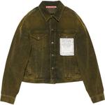 Acne Studios Куртка из вельвета, Olive Green - фото