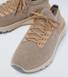 Вязаные кроссовки Brunello Cucinelli, серый - фото 3