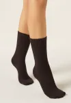Носки в рубчик Calzedonia, Brown - фото