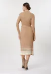 Платье-Свитер Anna Field, Camel/Cream - фото 3