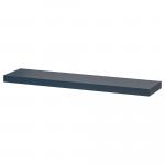 Настенная полка LACK IKEA, 110x26 см 110х26 см, синий/черный - фото