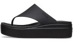 Шлепанцы (WMNS) Crocs Brooklyn Flip 'Black', черный - фото 2