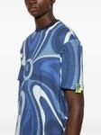 PUCCI футболка с принтом Marmo, синий - фото 5
