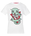 Футболка детская Guess с принтом змеи, белый - фото