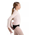 Свитер-обертка - Девочки Capezio, розовый - фото 4