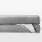 Шерстяное покрывало Delta Manterol, серый - фото