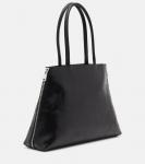 Сумка-тоут из кожи с декором Swipe Coperni, Black - фото 4