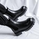 Ботинки Челси мужские черный Beidouniao - фото 8