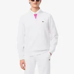 Свитшот с нашивкой логотипа LACOSTE, фиолетовый - фото 8