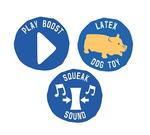 Латексная игрушка для собак Duvo Plus со звуком 14х6см Duvo Plus - фото 3