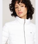 Пуховик Tommy Jeans Slim Fit с меховым капюшоном, белый - фото 4